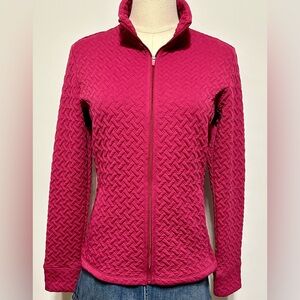 Lady Hagen Cranberry Quilted  Jacket